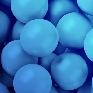 synthetic image of particles